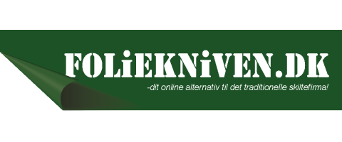 Logo foliekniven.dk på shopogstøt.dk