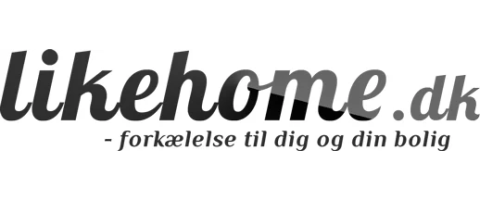 Logo likehome.dk på shopogstøt.dk